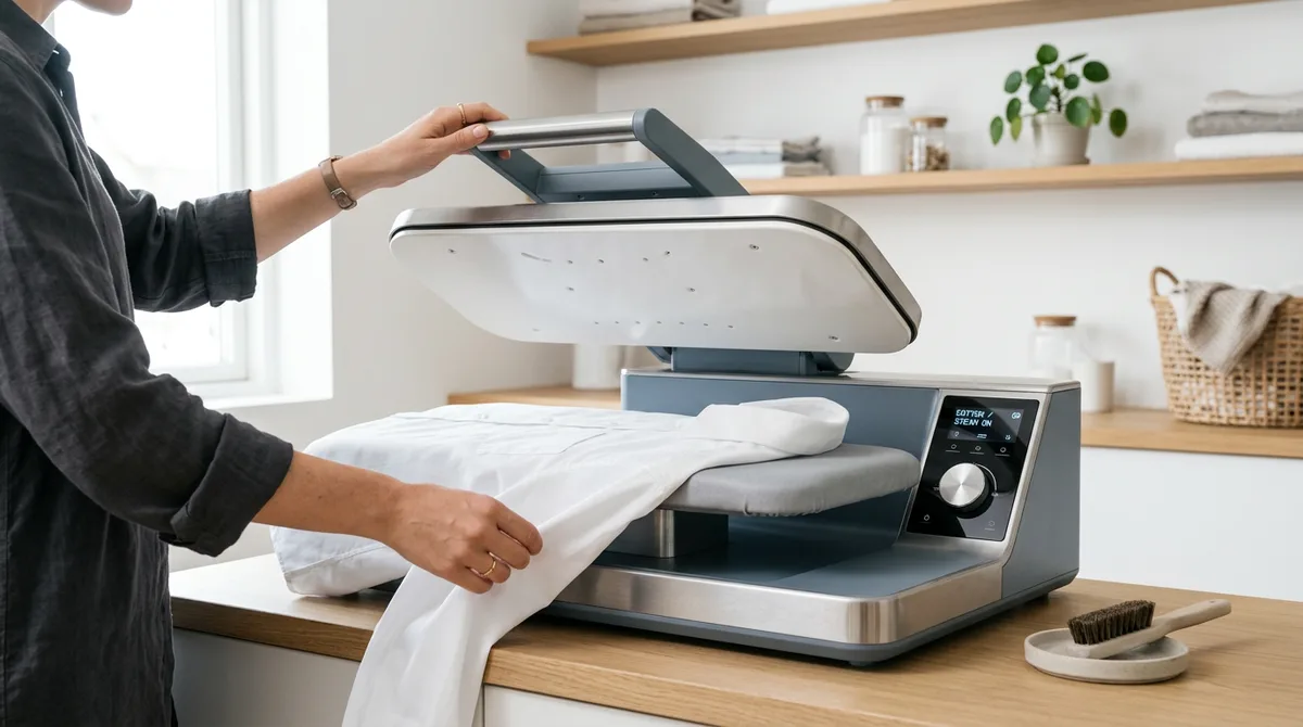 Presse à repassage : comment choisir le bon modèle selon votre usage